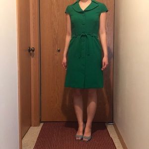Green midi dress Tahari